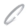 Online Gabriel & Co. Demure - 14K White Gold Cuff Bracelet with Diamond Pave Station