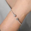 Outlet Gabriel & Co. Demure - 14K White Gold Diamond Bangle