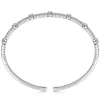 Online Gabriel & Co. Demure - 14K White Gold Diamond Bangle