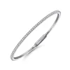 Outlet Gabriel & Co. Demure - 14K White Gold Diamond Bangle