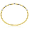 Online Gabriel & Co. Demure - 14K White-Yellow Gold Diamond Bangle