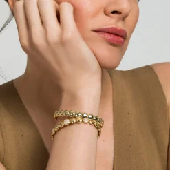 Sale Gabriel & Co. Demure - 14K Yellow Gold Circle Cuff Bangle