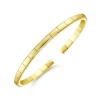 New Gabriel & Co. Demure - 14K Yellow Gold Open Cuff Bracelet