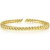 Hot Gabriel & Co. Demure - 14K Yellow Gold Plain Demure Bangle