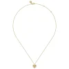 Online Gabriel & Co. Diamond Cut - Pendant Necklace Heart 14K White and Yellow Gold Diamond 0.01ct