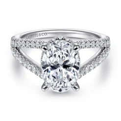 Gabriel & Co. Dominga - 14K White Gold Diamond Engagement Ring