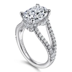 Gabriel & Co. Dominga - 14K White Gold Diamond Engagement Ring
