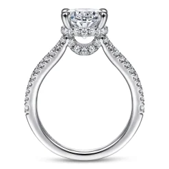 Gabriel & Co. Dominga - 14K White Gold Diamond Engagement Ring