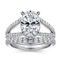 Gabriel & Co. Dominga - 14K White Gold Diamond Engagement Ring