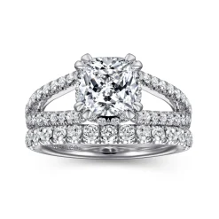 Best Gabriel & Co. Dominga - 14K White Gold Diamond Engagement Ring
