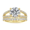 Clearance Gabriel & Co. Dominga - 14K Yellow Gold Diamond Engagement Ring