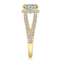 Clearance Gabriel & Co. Dominga - 14K Yellow Gold Diamond Engagement Ring