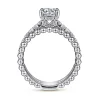 Gabriel & Co. Dorian - 14K White Gold Round Diamond Engagement Ring