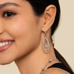 Clearance Gabriel & Co. Drop Earrings Huggie 925 Sterling Silver Bujukan