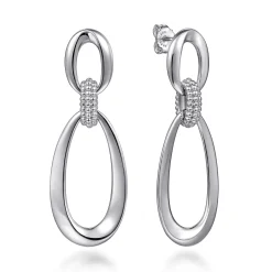 Discount Gabriel & Co. Drop Earrings Stud 925 Sterling Silver Bujukan