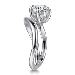 Gabriel & Co. Eleanora - 14K White Gold Pear Shape Diamond Wrap Engagement Ring