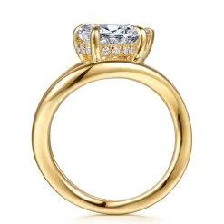 Online Gabriel & Co. Eleanora - 14K Yellow Gold Pear Shape Diamond Wrap Engagement Ring