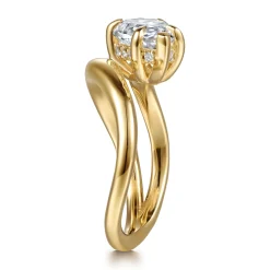 Online Gabriel & Co. Eleanora - 14K Yellow Gold Pear Shape Diamond Wrap Engagement Ring