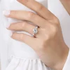 Outlet Gabriel & Co. Eleeza - 14K White Gold Round Diamond Engagement Ring
