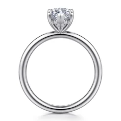 Gabriel & Co. Elia - 14K White Gold Solitaire Marquise Shape Diamond Engagement Ring