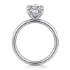 Gabriel & Co. Elia - 14K White Gold Solitaire Oval Diamond Engagement Ring