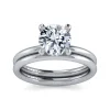 Clearance Gabriel & Co. Elia - 14K White Gold Solitaire Round Diamond Engagement Ring
