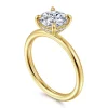 Sale Gabriel & Co. Elia - 14K Yellow Gold Solitaire Round Diamond Engagement Ring