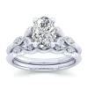 Hot Gabriel & Co. Eliza - Vintage Inspired 14K White Gold Split Shank Oval Diamond Engagement Ring