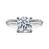 Discount Gabriel & Co. Ella - 14K White Gold Round Solitaire Diamond Engagement Ring