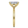 Best Gabriel & Co. Ella - 14K Yellow Gold Oval Solitaire Diamond Engagement Ring
