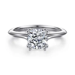 Online Gabriel & Co. Ellis - 14K White Gold Cushion Cut Diamond Engagement Ring
