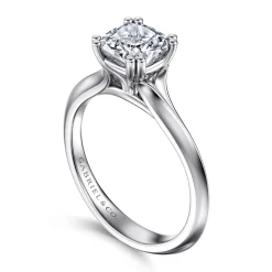 Online Gabriel & Co. Ellis - 14K White Gold Cushion Cut Diamond Engagement Ring