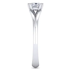 Discount Gabriel & Co. Ellis - 14K White Gold Cushion Cut Diamond Engagement Ring