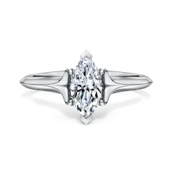 Best Gabriel & Co. Ellis - 14K White Gold Marquise Diamond Engagement Ring