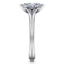 Best Gabriel & Co. Ellis - 14K White Gold Marquise Diamond Engagement Ring