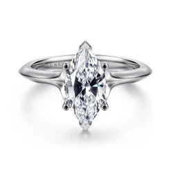 Online Gabriel & Co. Ellis - 14K White Gold Marquise Shape Diamond Engagement Ring