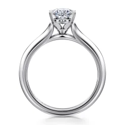 Online Gabriel & Co. Ellis - 14K White Gold Oval Diamond Engagement Ring