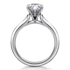 Discount Gabriel & Co. Ellis - 14K White Gold Pear Shape Diamond Engagement Ring