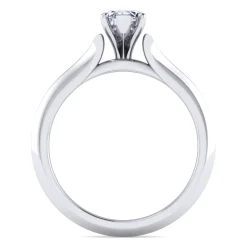 Sale Gabriel & Co. Ellis - 14K White Gold Pear Shape Diamond Engagement Ring