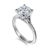 Best Gabriel & Co. Ellis - 14K White Gold Round Diamond Engagement Ring