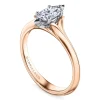 Clearance Gabriel & Co. Ellis - 14K White-Rose Gold Marquise Shape Diamond Engagement Ring