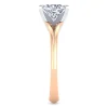 Best Gabriel & Co. Ellis - 14K White-Rose Gold Round Diamond Engagement Ring