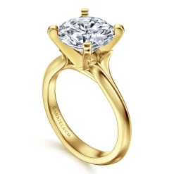Online Gabriel & Co. Ellis - 14K White-Yellow Gold Round Diamond Engagement Ring