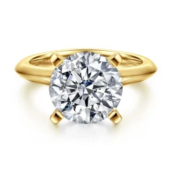 Online Gabriel & Co. Ellis - 14K White-Yellow Gold Round Diamond Engagement Ring