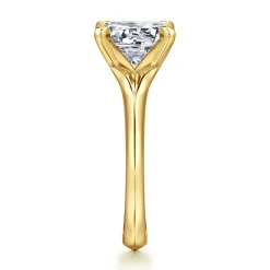 Online Gabriel & Co. Ellis - 14K White-Yellow Gold Round Diamond Engagement Ring