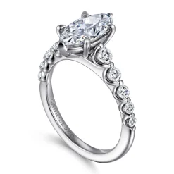 Online Gabriel & Co. Emberlie - 14K White Gold Marquise Shape Diamond Engagement Ring