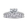 Outlet Gabriel & Co. Emberlie - 14K White Gold Round Diamond Engagement Ring