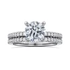 Clearance Gabriel & Co. Emberlynn - 14K White Gold Round Cut Diamond Engagement Ring