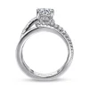 Outlet Gabriel & Co. Emerie - 14K White Gold Round Diamond Engagement Ring