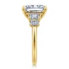 Hot Gabriel & Co. Emilie - 14K Yellow Gold Five Stone Radiant Cut Diamond Engagement Ring